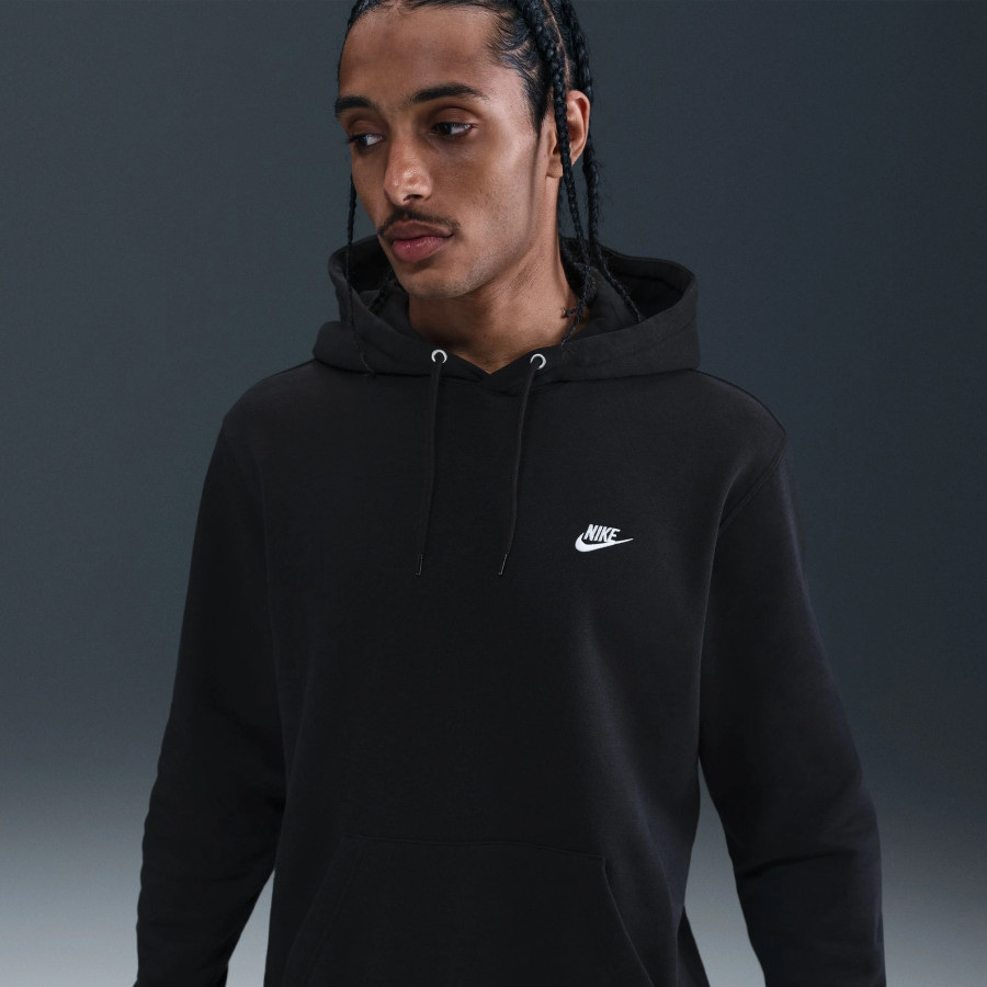 Sweat à capuche Nike Club noir