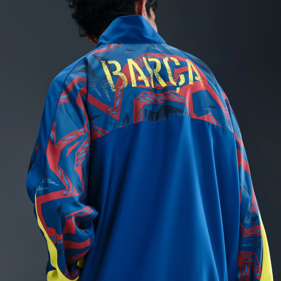 Veste survêtement FC Barcelone Woven bleu