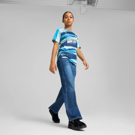 Maillot junior OM Faster bleu