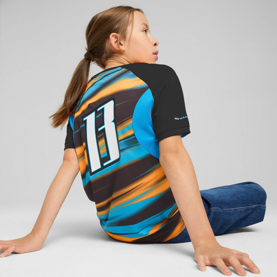 Maillot junior OM Faster bleu orange