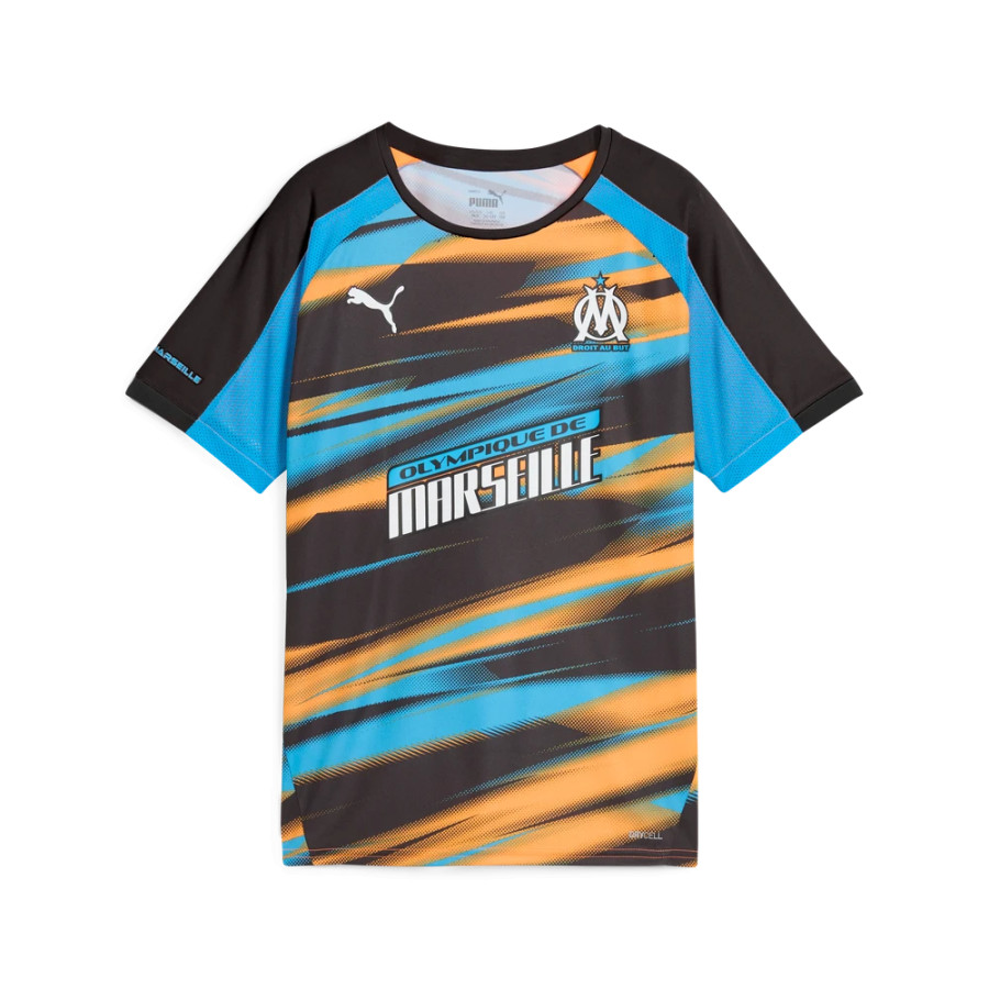 Maillot junior OM Faster bleu orange