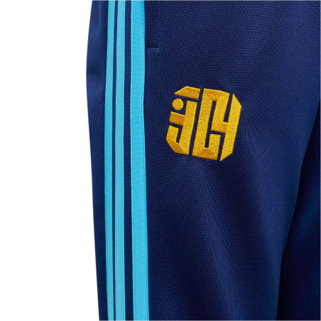 Pantalon survêtement junior adidas Lamine Yamal bleu