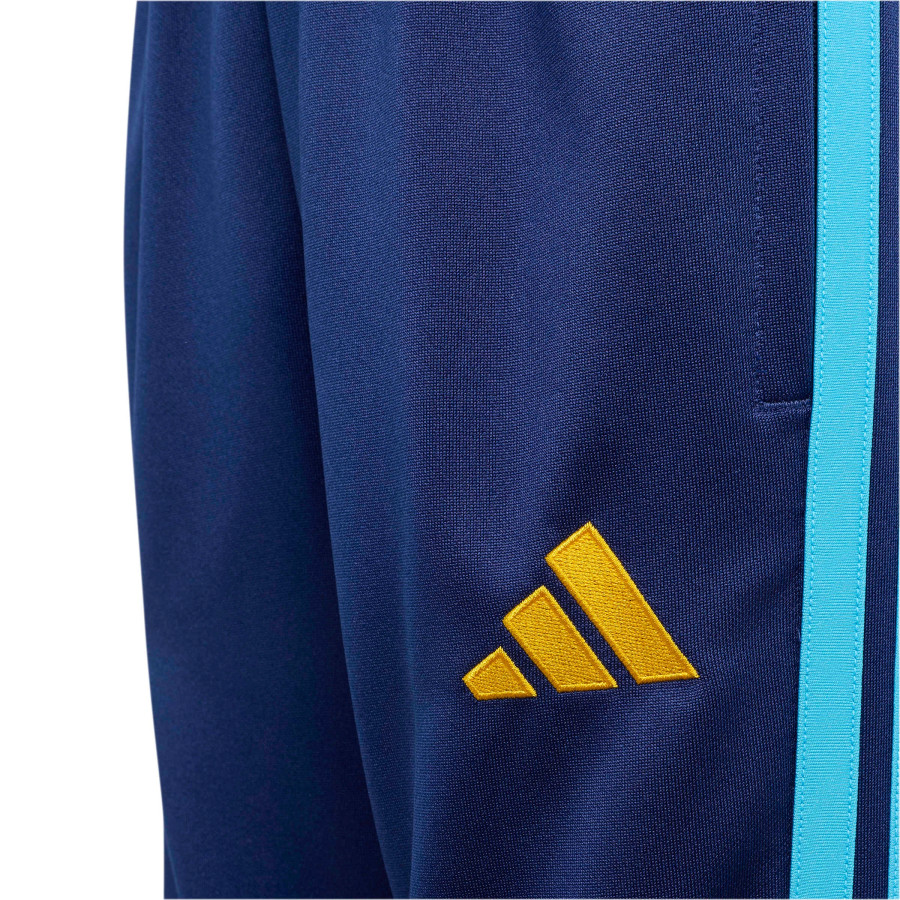 Pantalon survêtement junior adidas Lamine Yamal bleu