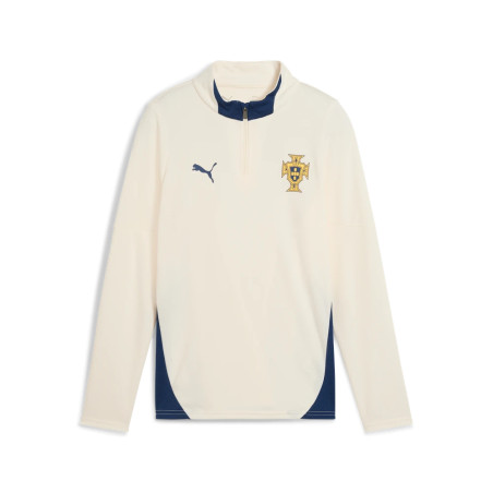Sweat zippé junior Portugal crème