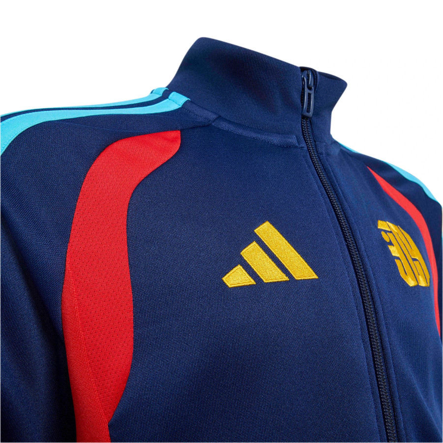 Veste survêtement junior adidas Lamine Yamal bleu