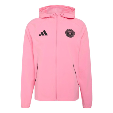 Veste survêtement Inter Miami Travel Tiro rose