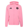 Veste survêtement Inter Miami Travel Tiro rose