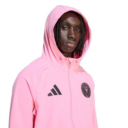 Veste survêtement Inter Miami Travel Tiro rose