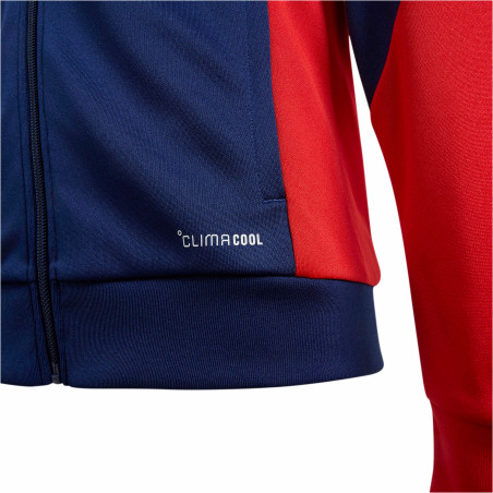 Veste survêtement junior adidas Lamine Yamal bleu