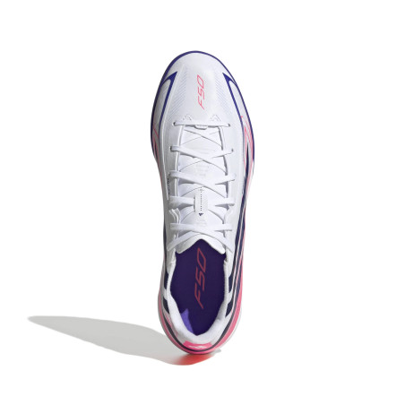 adidas F50 Hyperfast League Turf blanc rose