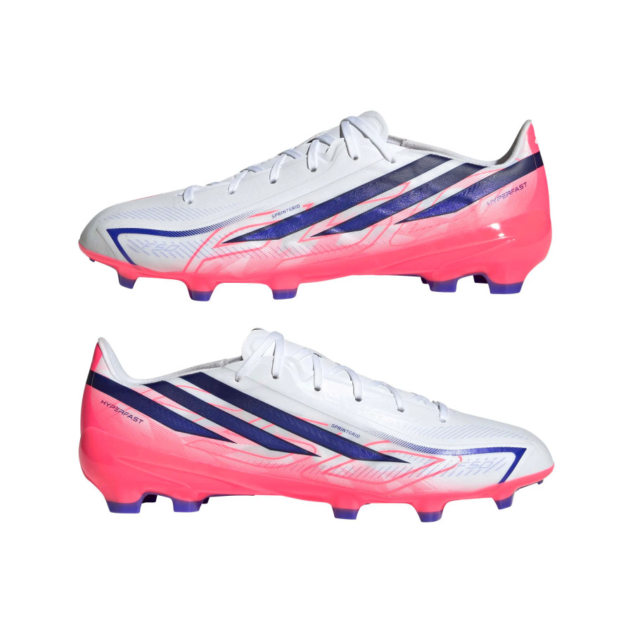 adidas F50 Hyperfast League FG blanc rose
