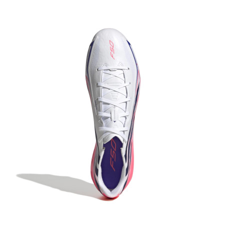 adidas F50 Hyperfast League FG blanc rose
