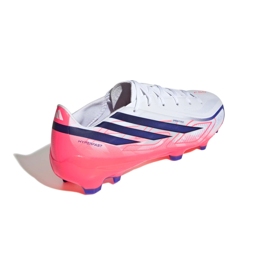 adidas F50 Hyperfast League FG blanc rose