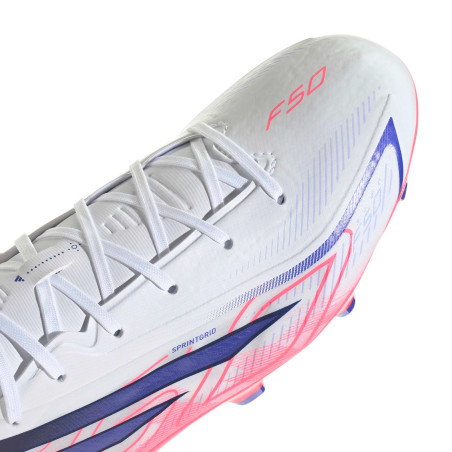adidas F50 Hyperfast League FG blanc rose