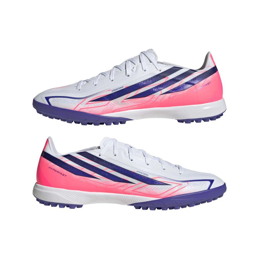 adidas F50 Hyperfast League Turf blanc rose