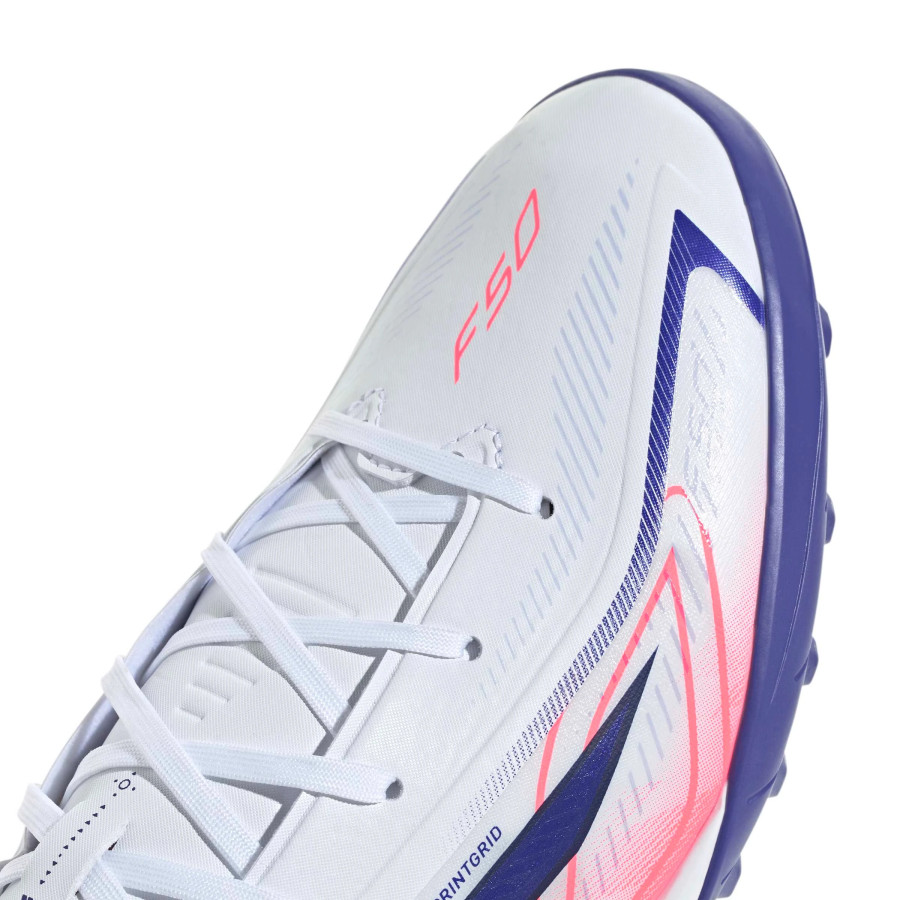 adidas F50 Hyperfast League Turf blanc rose