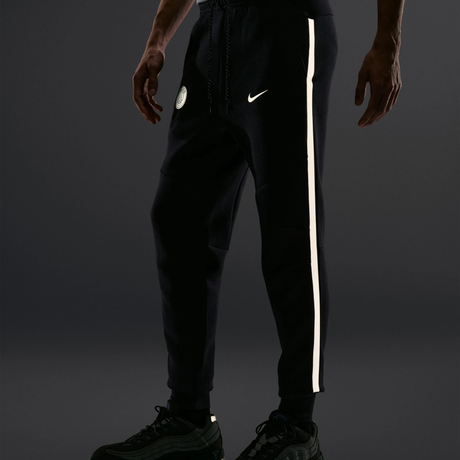 Pantalon survêtement PSG TechFleece gris