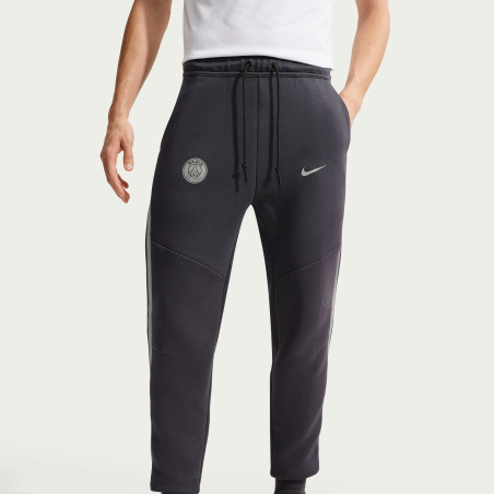 Pantalon survêtement PSG TechFleece gris