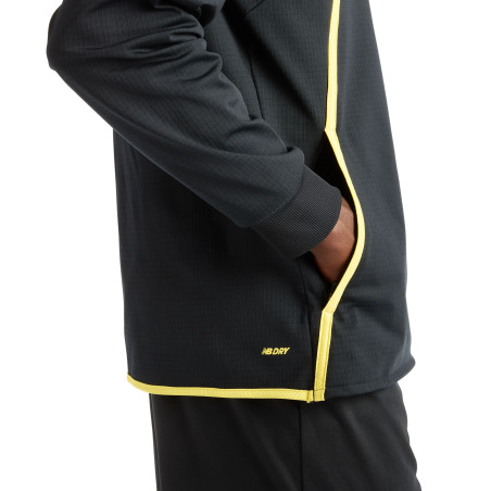 Veste avant match LOSC noir jaune