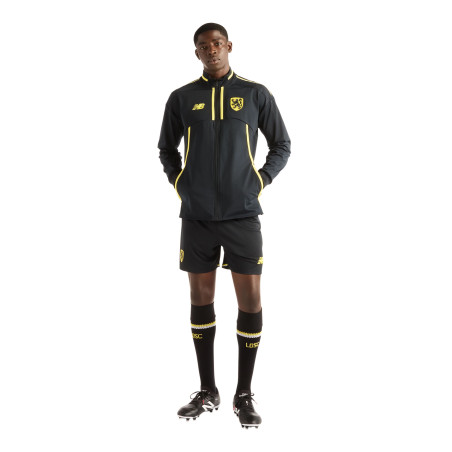Veste avant match LOSC noir jaune