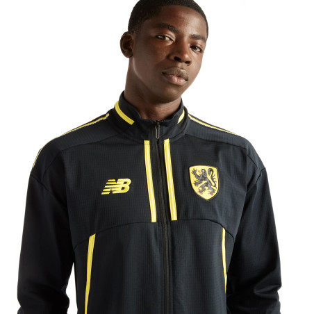 Veste avant match LOSC noir jaune