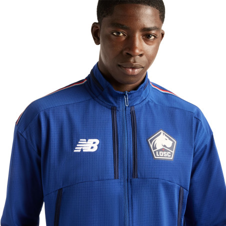 Veste avant match LOSC bleu