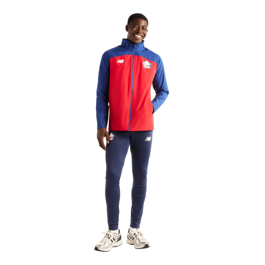 Veste imperméable LOSC rouge bleu