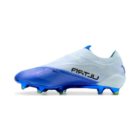 Puma Ultra Nitro 7 Ultimate LaceLess FG bleu blanc