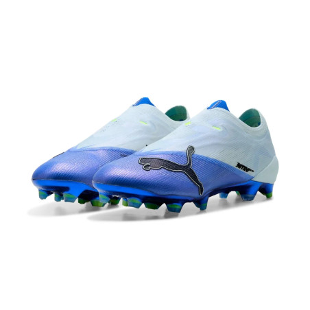 Puma Ultra Nitro 7 Ultimate LaceLess FG bleu blanc