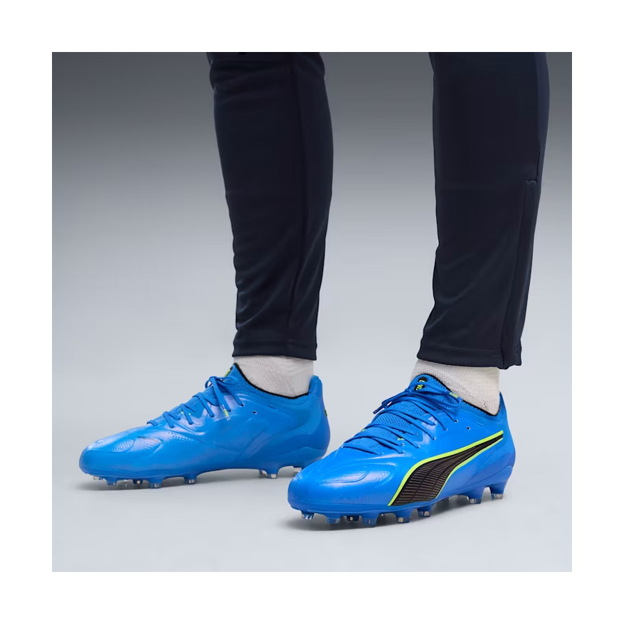 Puma King 20 Ultimate FG/AG bleu