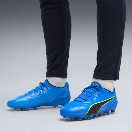 Puma King 20 Ultimate FG/AG bleu