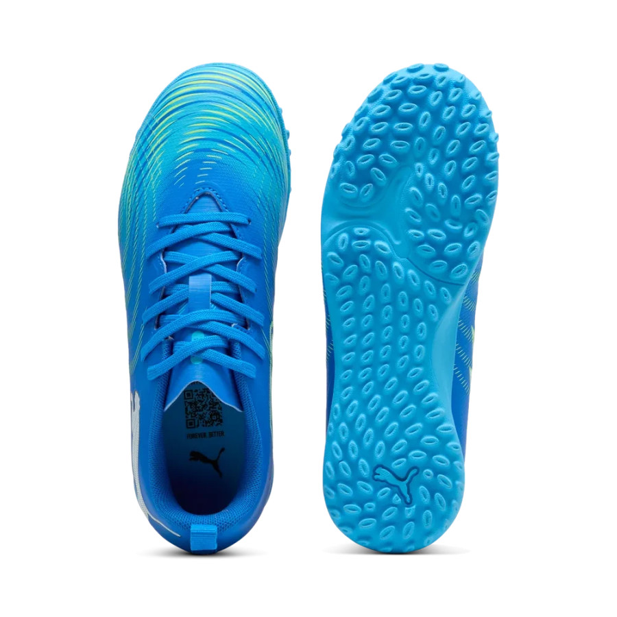 Puma Future 9 junior Play Turf bleu