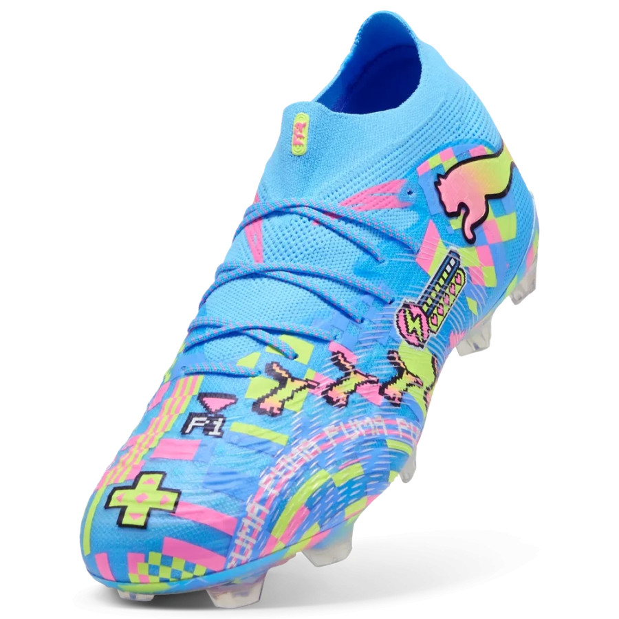 Puma Future 9 Ultimate Advanced Level FG bleu rose