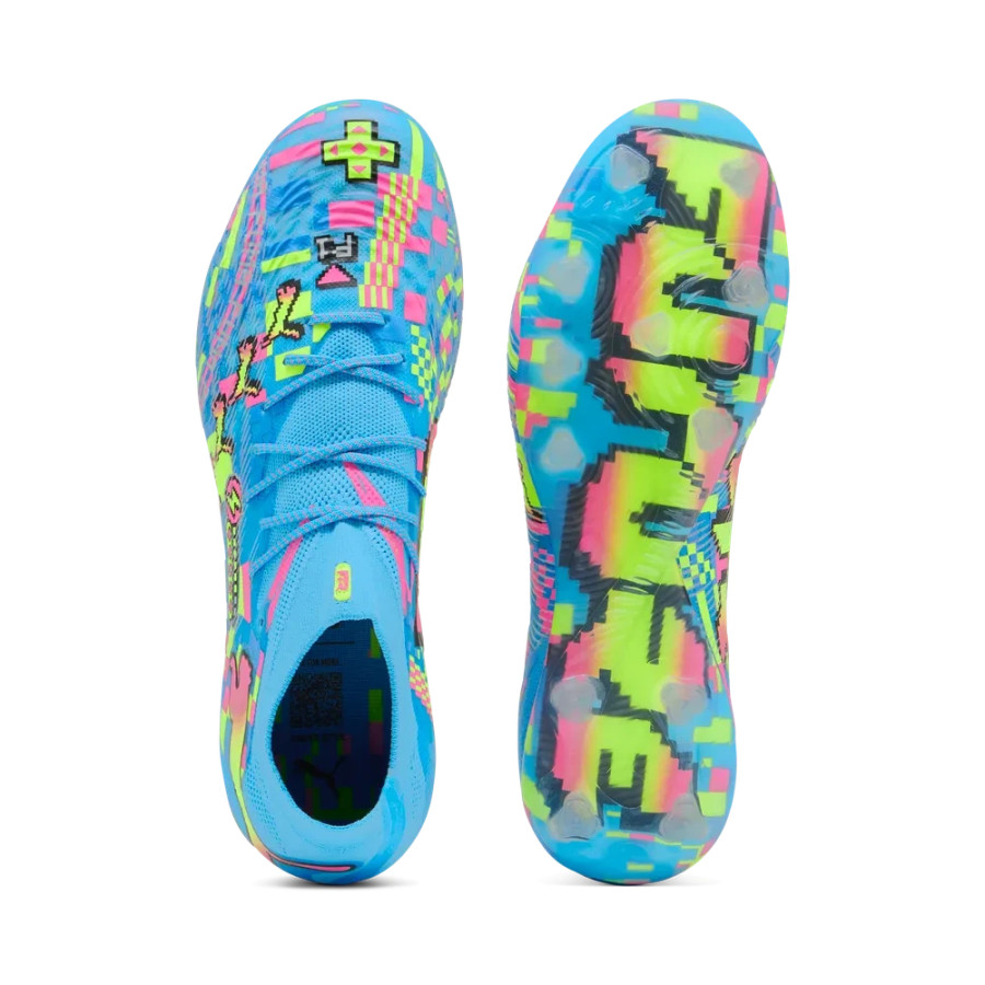 Puma Future 9 Ultimate Advanced Level AG bleu rose