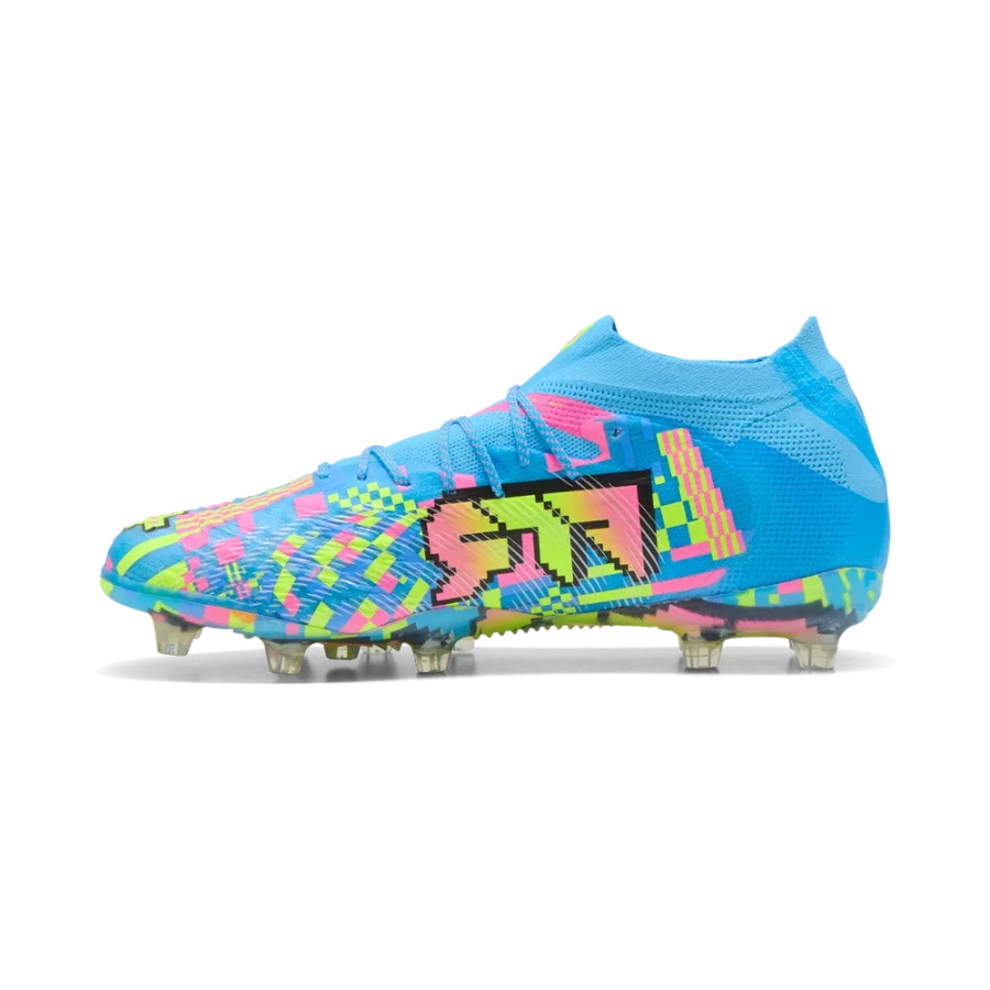 Puma Future 9 Ultimate Advanced Level AG bleu rose
