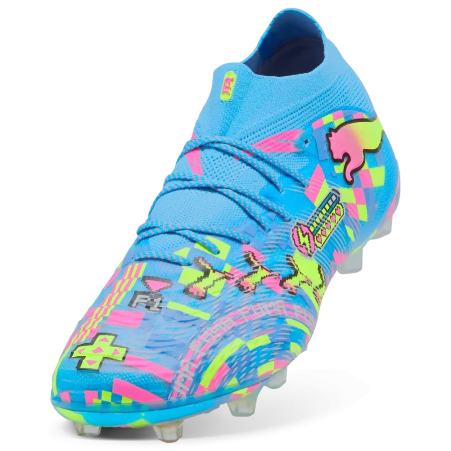 Puma Future 9 Ultimate Advanced Level AG bleu rose