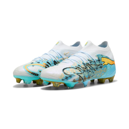 Puma Future 9 Ultimate Playmaker FG blanc bleu