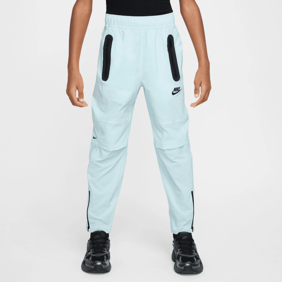 Pantalon survêtement junior Nike Tech bleu ciel