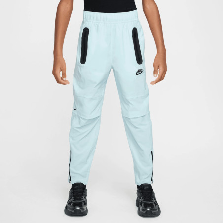Pantalon survêtement junior Nike Tech bleu ciel