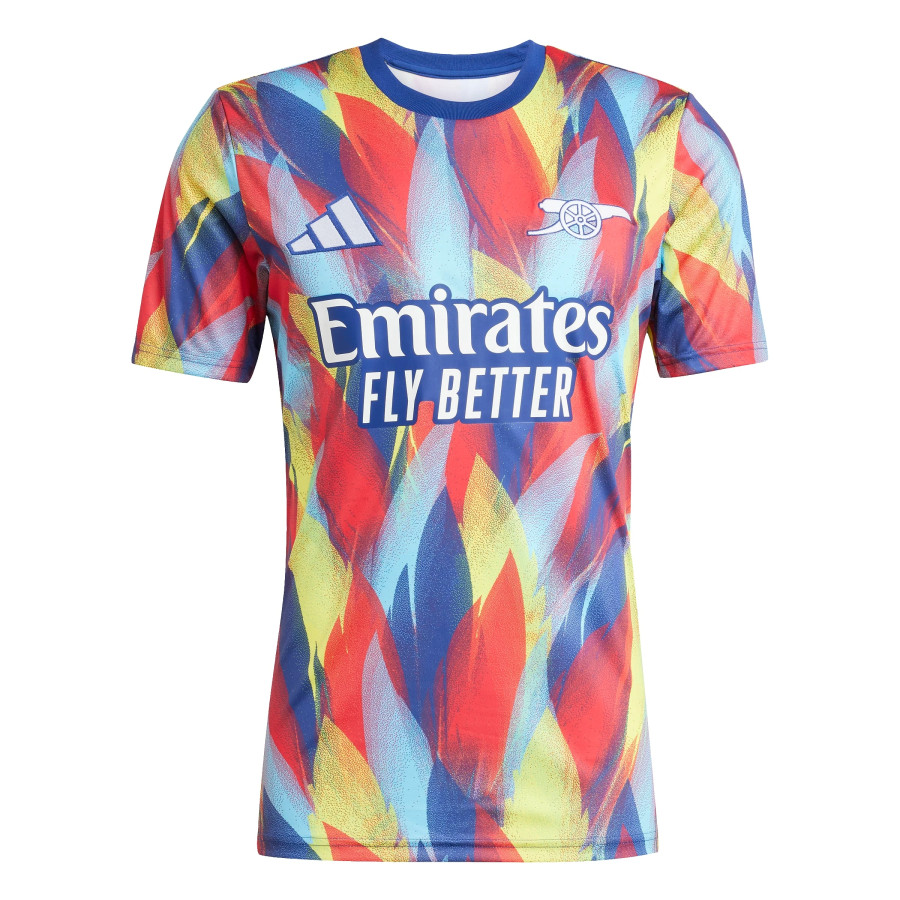 Maillot avant match Arsenal multicolore