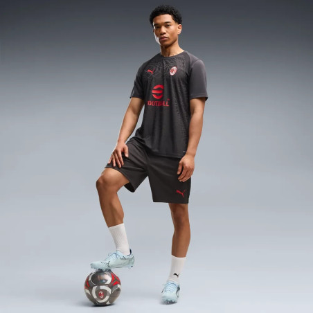Maillot entraînement Milan AC noir rouge