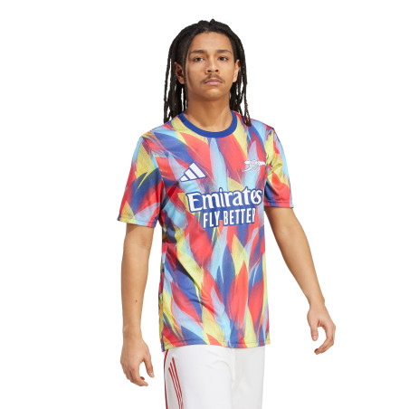Maillot avant match Arsenal multicolore