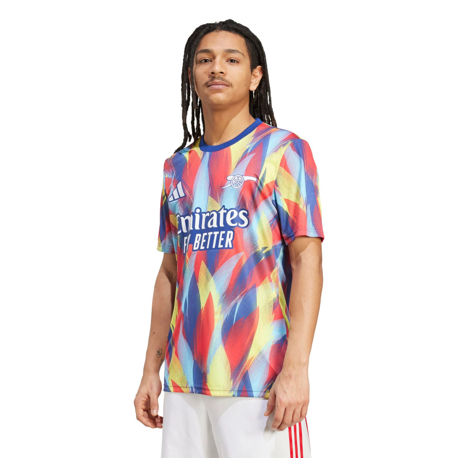 Maillot avant match Arsenal multicolore
