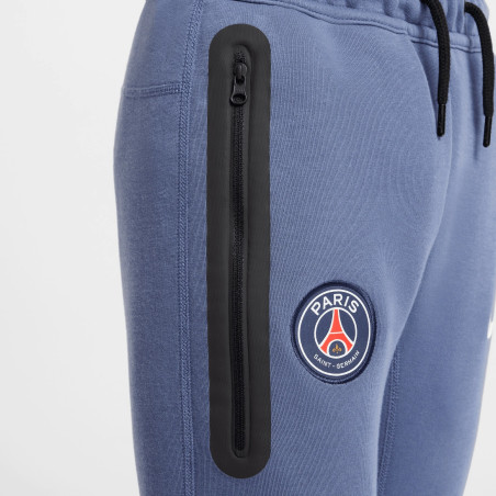 Pantalon survêtement junior PSG Tech Fleece bleu