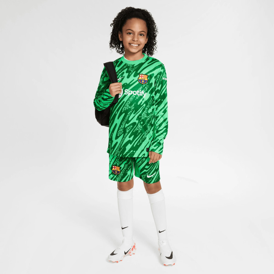 Short gardien junior FC Barcelone vert 2024/25