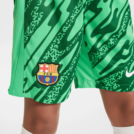 Short gardien junior FC Barcelone vert 2024/25