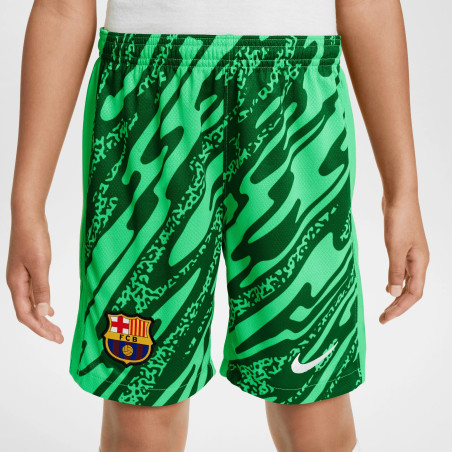Short gardien junior FC Barcelone vert 2024/25