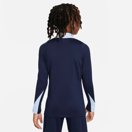 Sweat zippé junior Equipe de France bleu