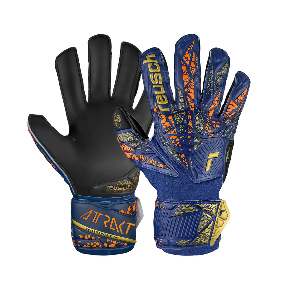Gants gardien junior Reusch Attrakt Infinity bleu