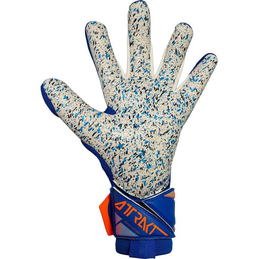 Gants gardien Reusch Attrakt Freegel Fusion Goaliator bleu orange